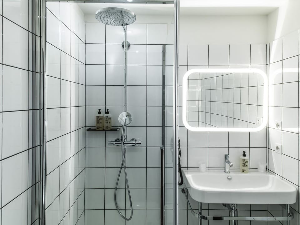 Double Room | Bathroom | Shower, rainfall showerhead, free toiletries, hair dryer