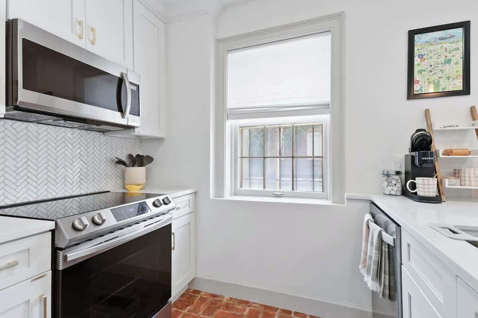 Fully equipped kitchen with everything needed for home-cooked meals