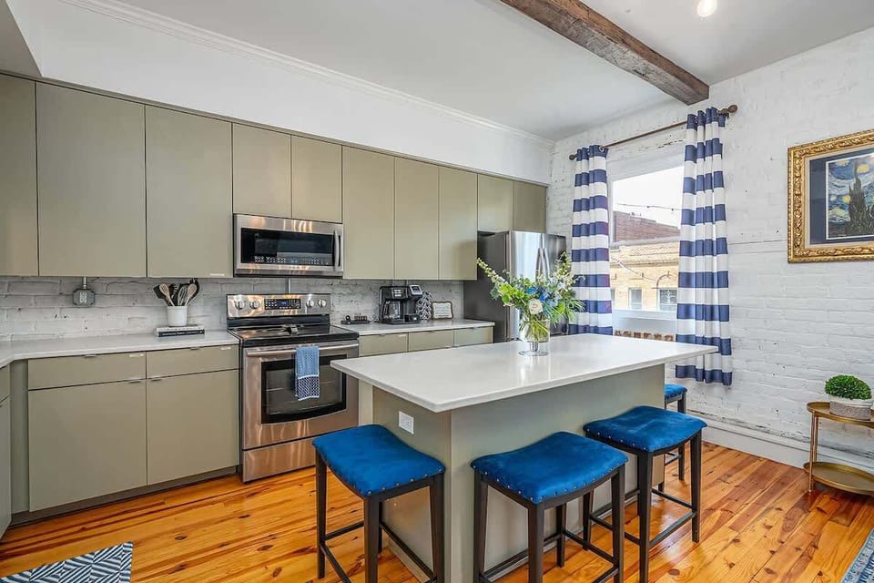 Vacation mode activated in this gorgeous historic condo!