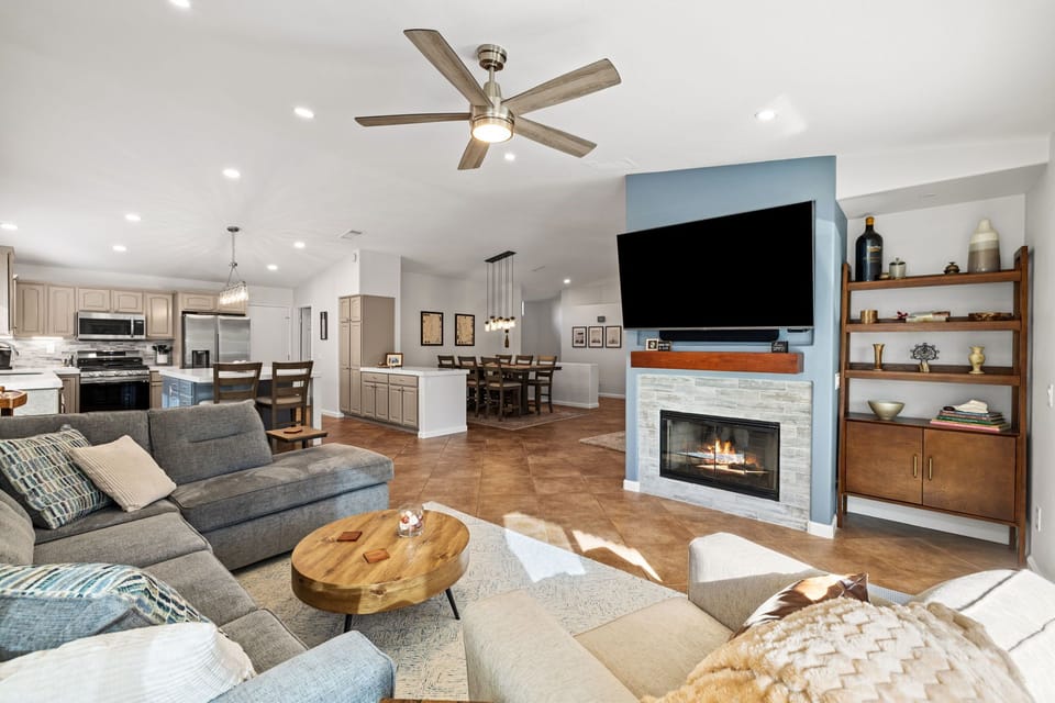 Open concept living space