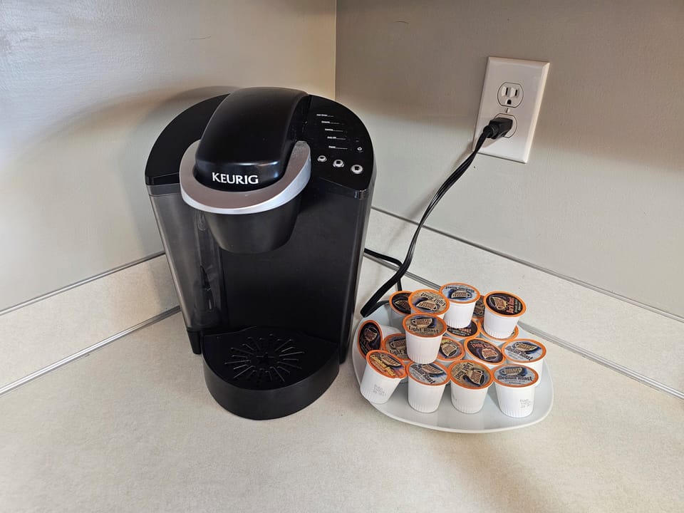 K cups provided