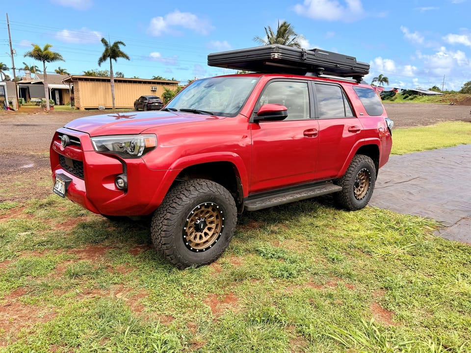 Rugged setup ready for adventure