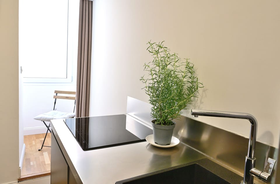 Apartment | Private kitchen | Espresso maker, electric kettle