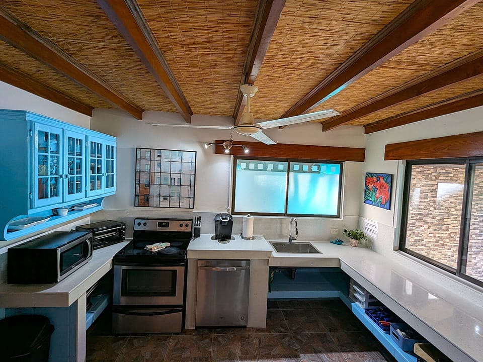 Fully stocked kitchen