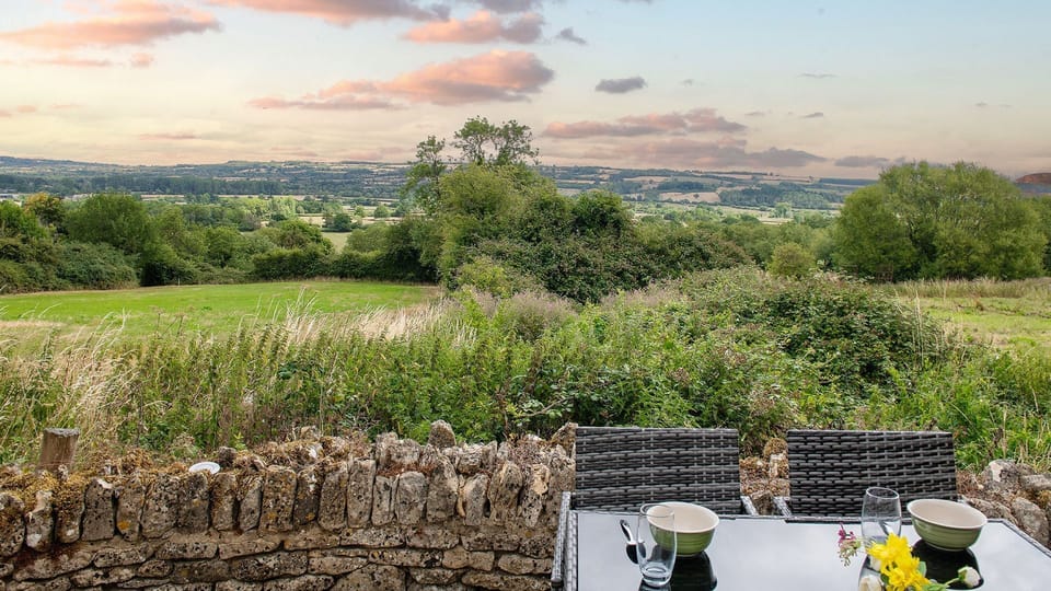 Enjoy sundowners in the beautiful garden
