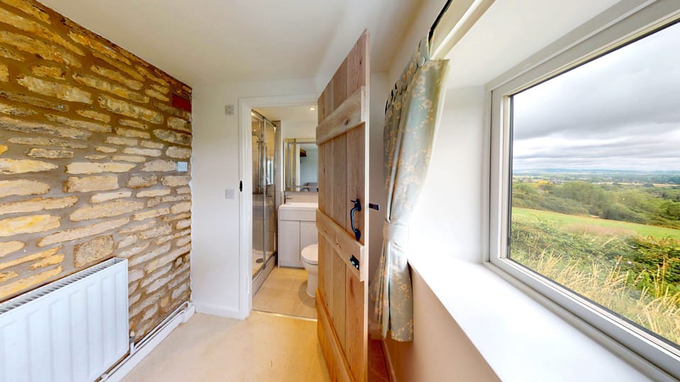 The ground floor shower room is a handy addition