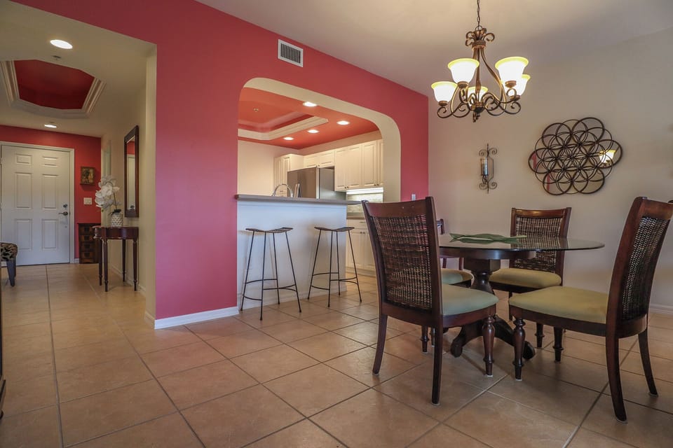 Dining Area has a lovely table for 4