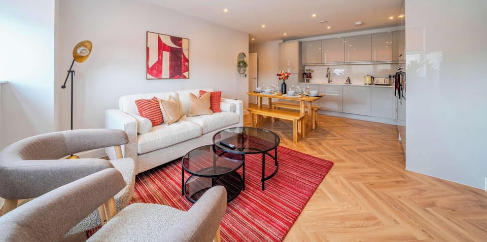 COZY AND STYLED LIVING AREA