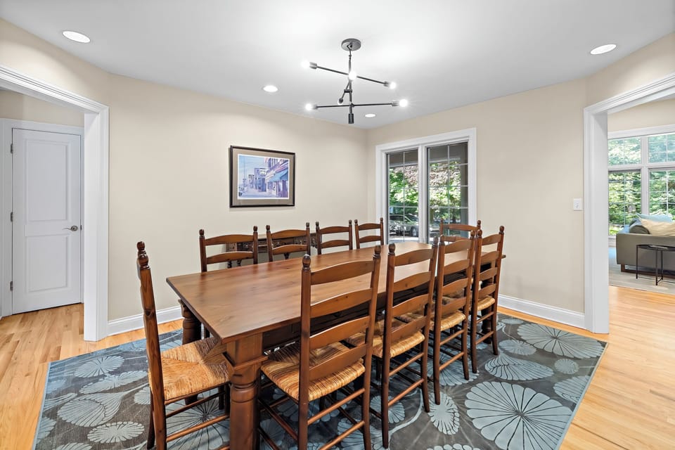 Set the table for ten—family dinners start here