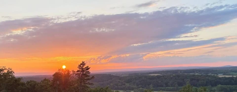 Behold the view from the deck. On demand 24/7 whenever nature permits.