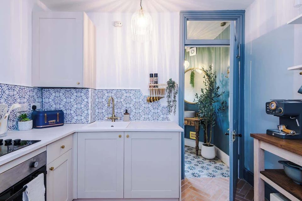 Bright, functional, and beautifully styled. Our kitchen is stocked with all the essentials you need to make yourself right at home during your stay.