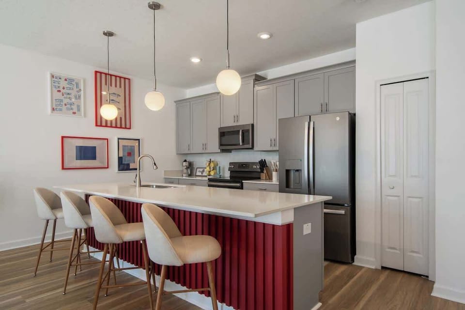 Whether you're starting your day with a nourishing breakfast or winding down after a day at the parks, this kitchen offers the perfect setting to create lasting memories with your loved ones