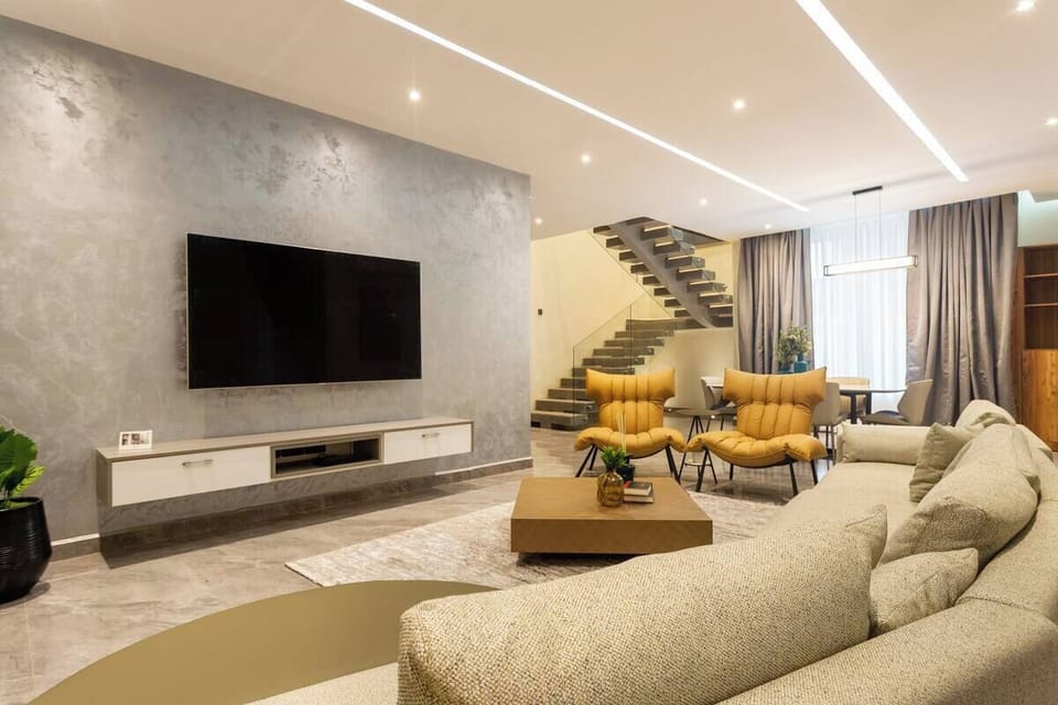 Luxury Villa, 4 Bedrooms | Living area