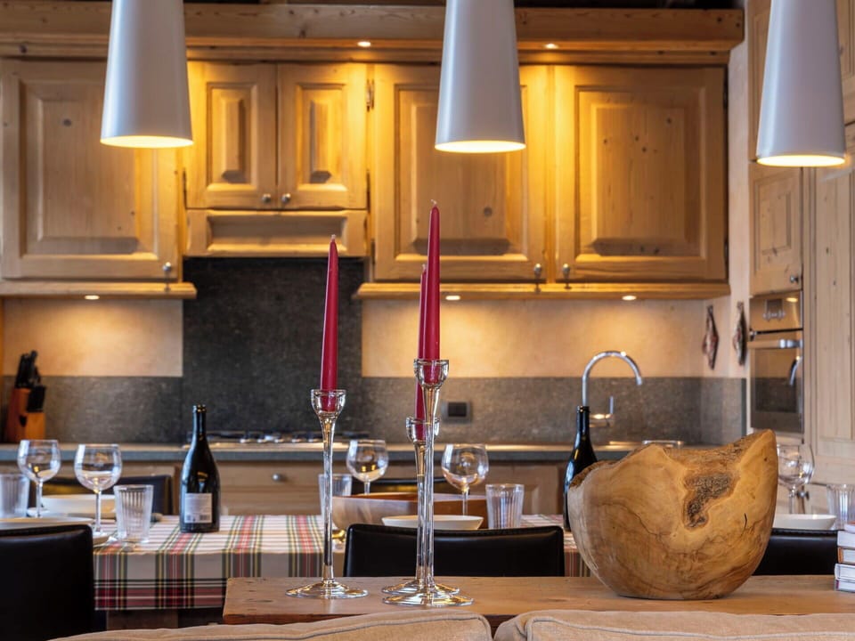 Interior Design, Light Fixture, Furniture, Lighting, Kitchen, Home, Flooring, Countertop, Ceiling, Lampshade