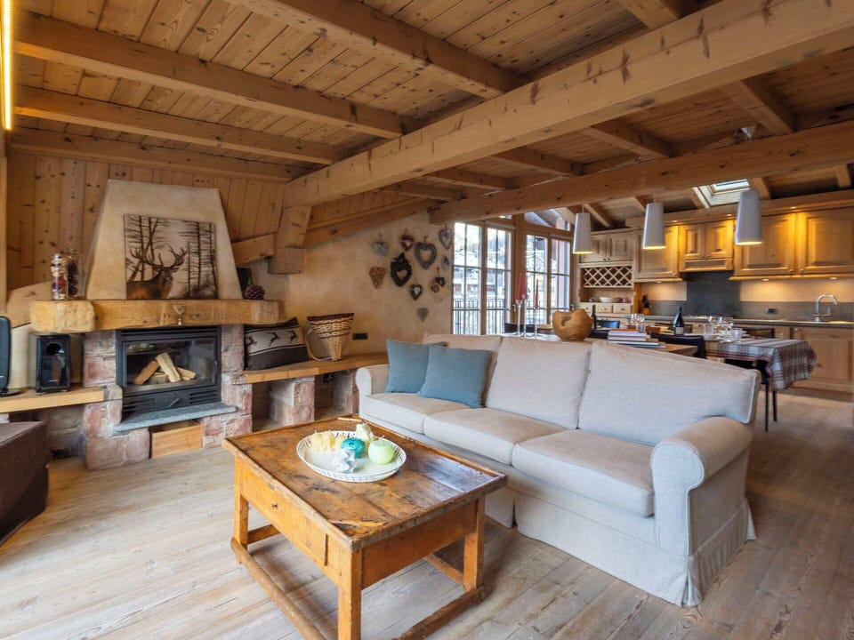 Furniture, Wood, Interior Design, Couch, Ceiling, Home, Living Room, House, Table, Room