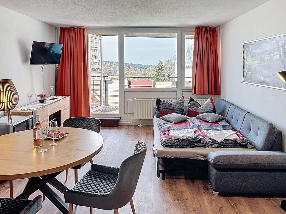 Furniture, Interior Design, Flooring, Wood, Room, Couch, Floor, Apartment, Ceiling, Living Room