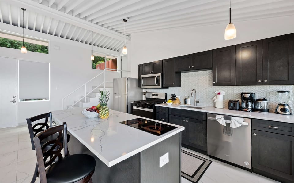 New kitchen with everything you need to cook while on vacation