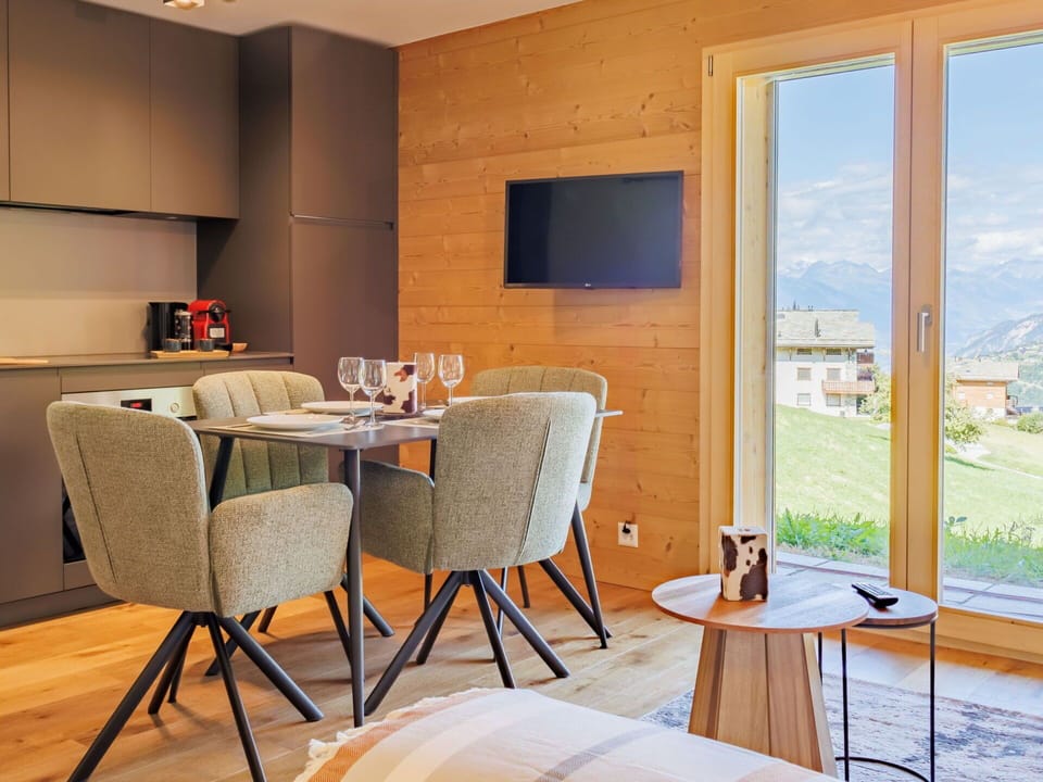 Furniture, Interior Design, Wood, Flooring, Floor, Table, Chair, Room, Home, Ceiling