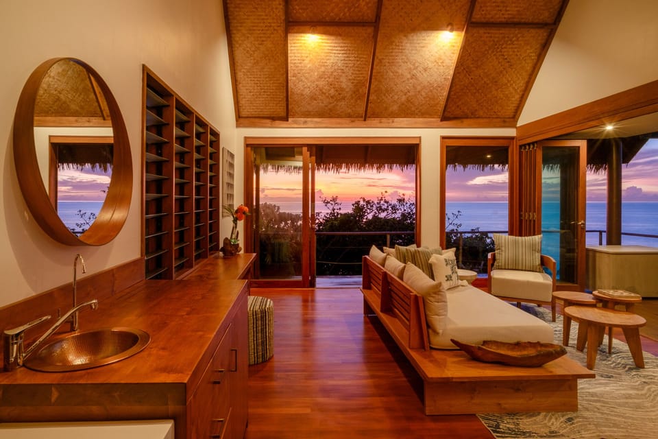 Island Plunge Pool Bungalow with All Meals | 1 bedroom, Egyptian cotton sheets, premium bedding, down comforters