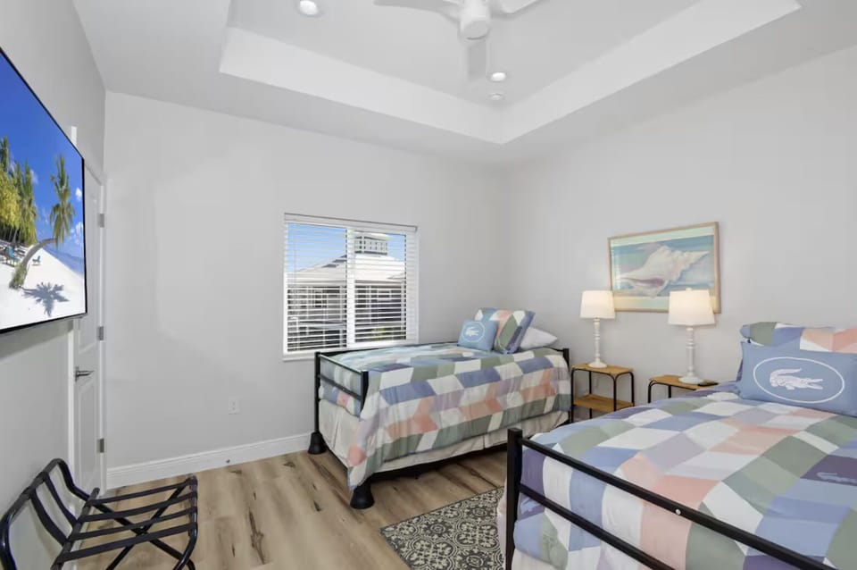 Bedroom 3: Four Twin Beds with attached bathroom 