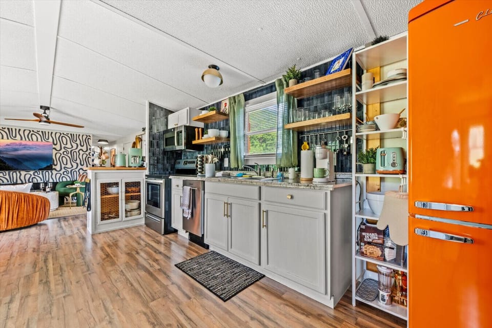Our kitchen is fully stocked and ready for you to play master chef!