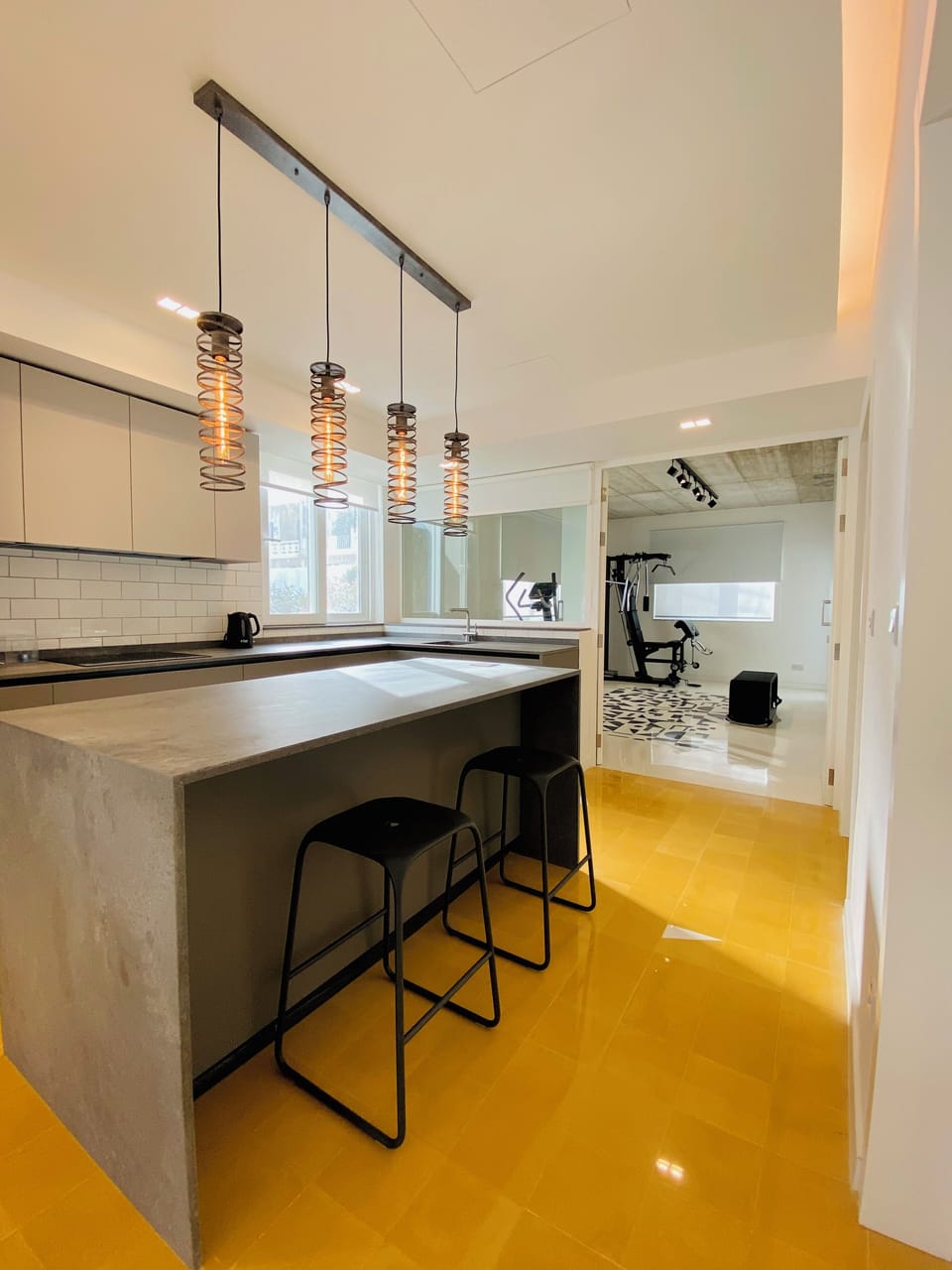 Enjoy the fully equipped kitchen offering large work deck. 
