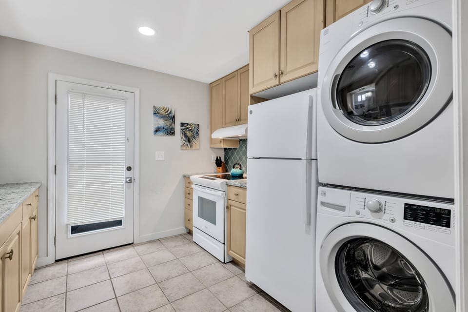 Convenient in-unit washer and dryer