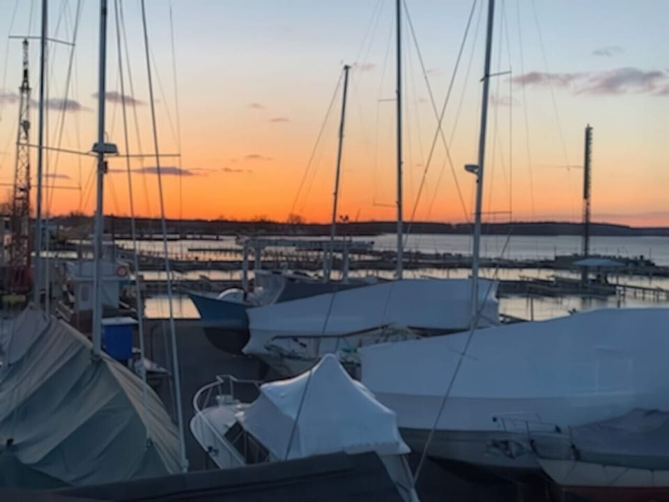 Sunset views over Lake Ontario