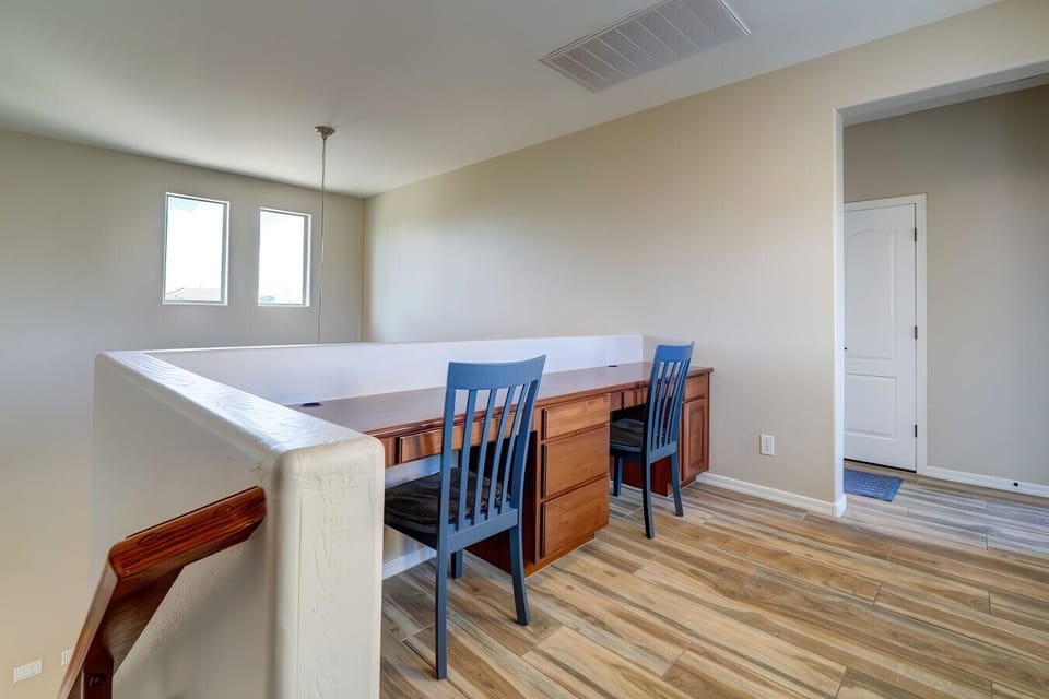 desk area