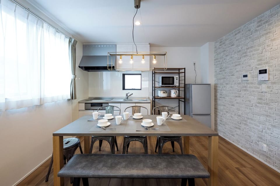 Aile House 2 - 4LDK, Non Smoking | Private kitchen | Fridge, microwave, stovetop, electric kettle
