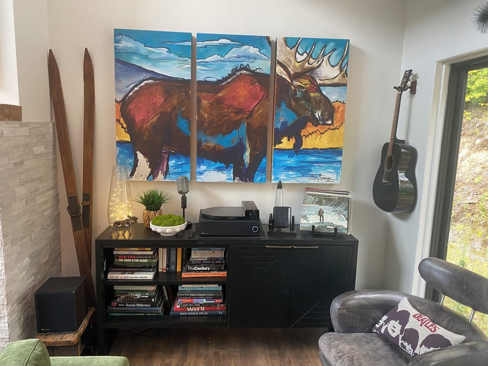 Great room music nook