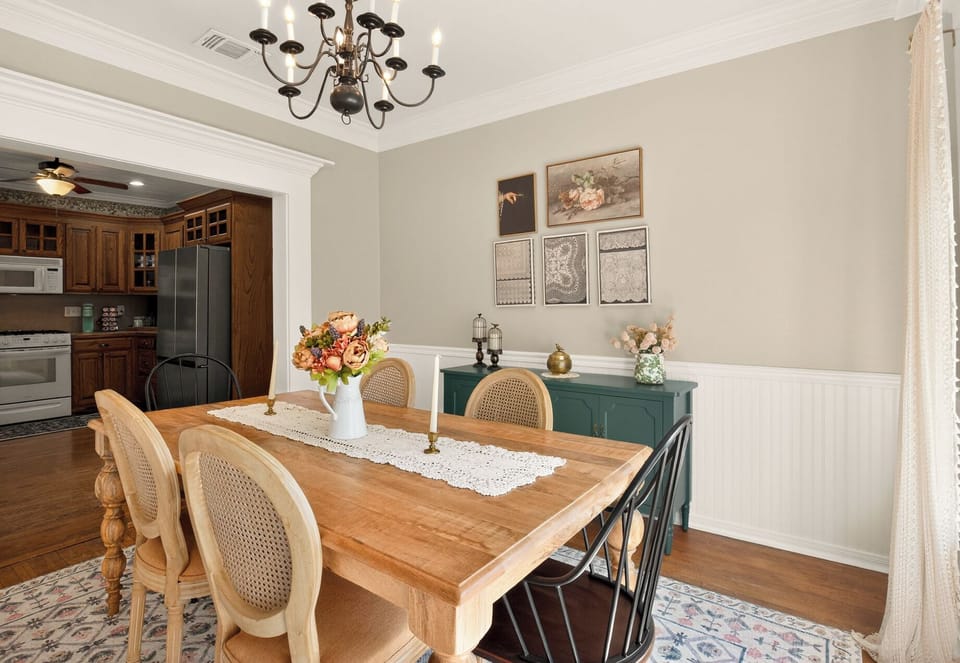 From farmhouse table to kitchen — flow like a dream