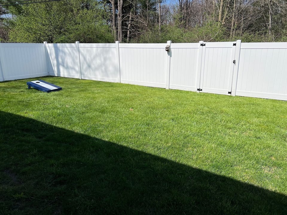 Large backyard