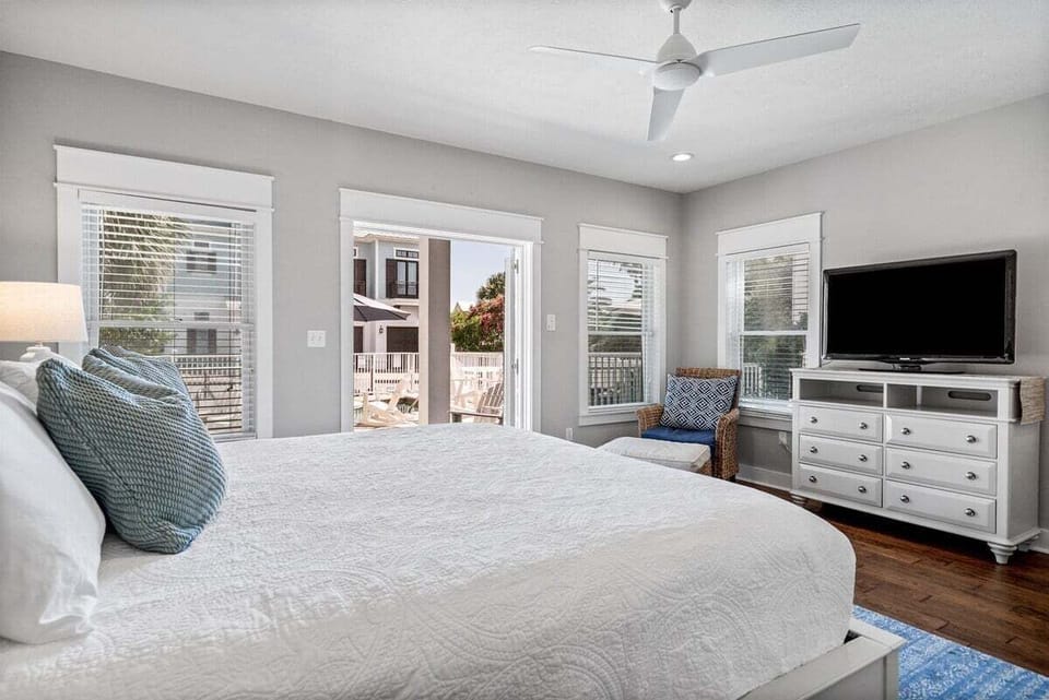 Enjoy the perfect blend of relaxation and luxury with direct access to the private pool from your bedroom.