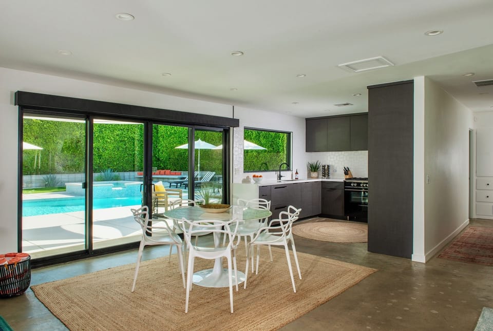 NEW Fisher & Paykel appliances: Built-in refrigerator, gas stove, 2 dishwashers.