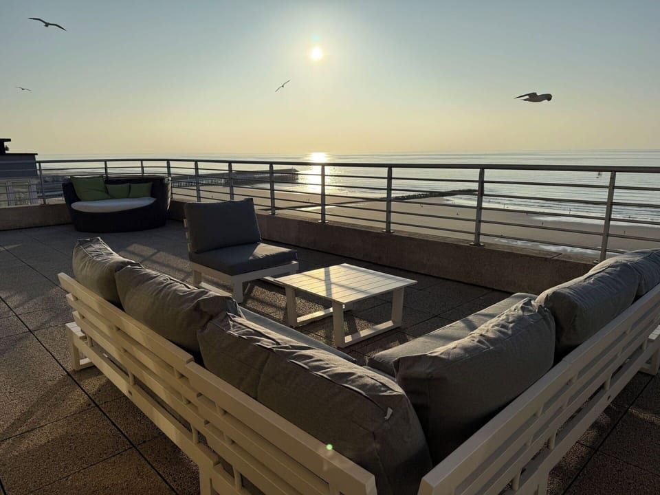Furniture, Wood, Outdoor Furniture, Sea, Ocean, Chair, Hardwood, Outdoor Table, Coast, Deck