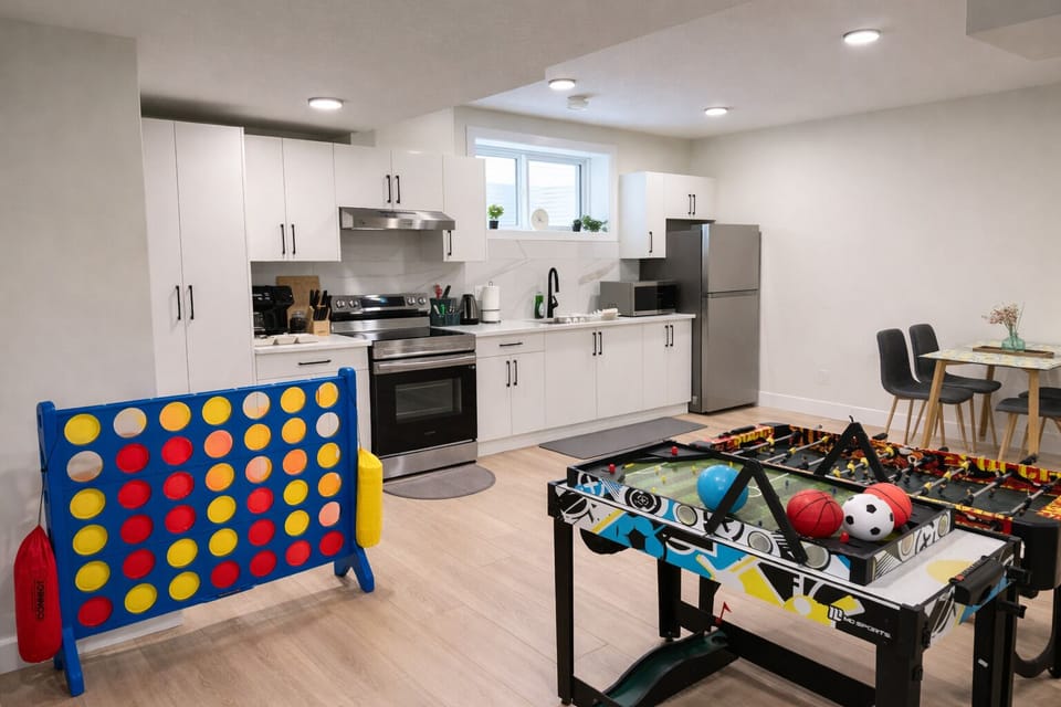 Indulge in games- connect 4, foosball.
Reconnect with fun