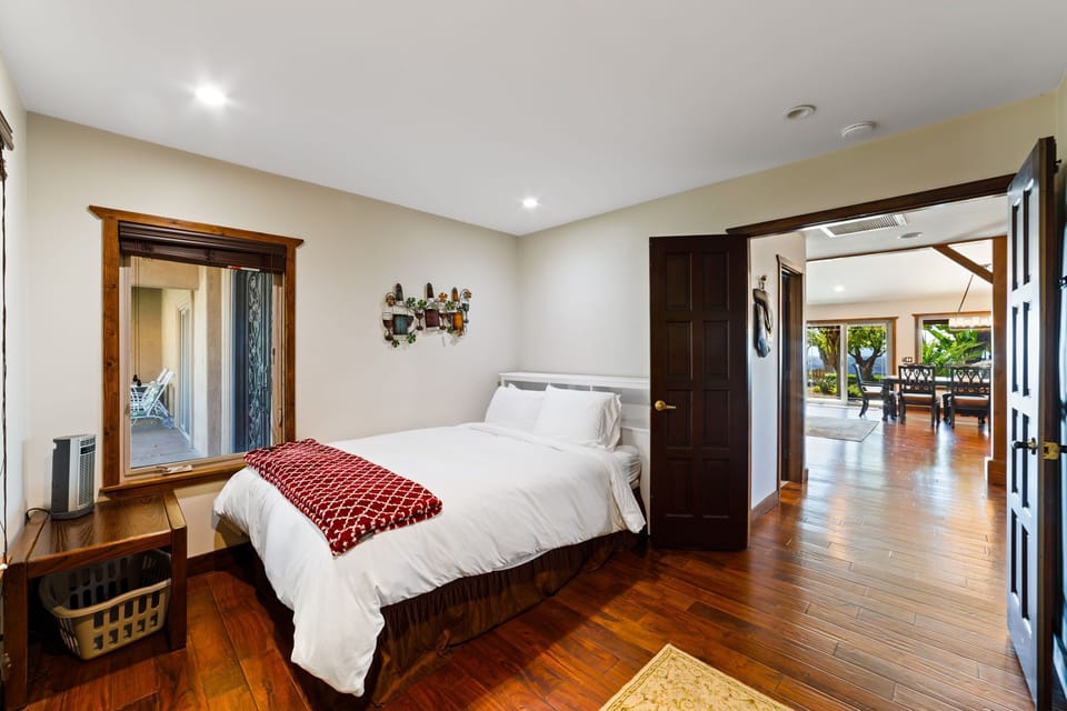 Guest bedroom #3 with queen bed.