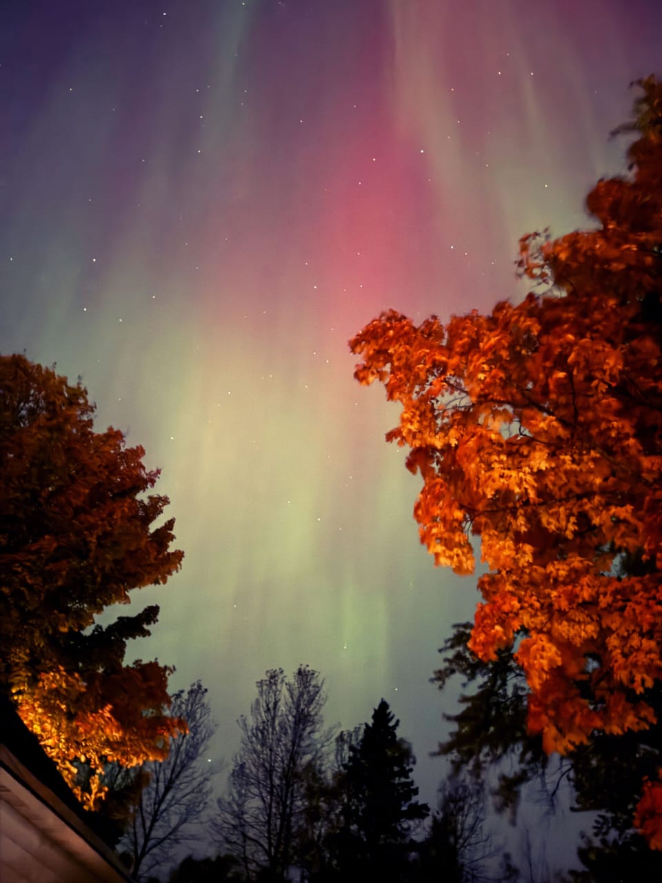 Catch the northern lights from your patio
