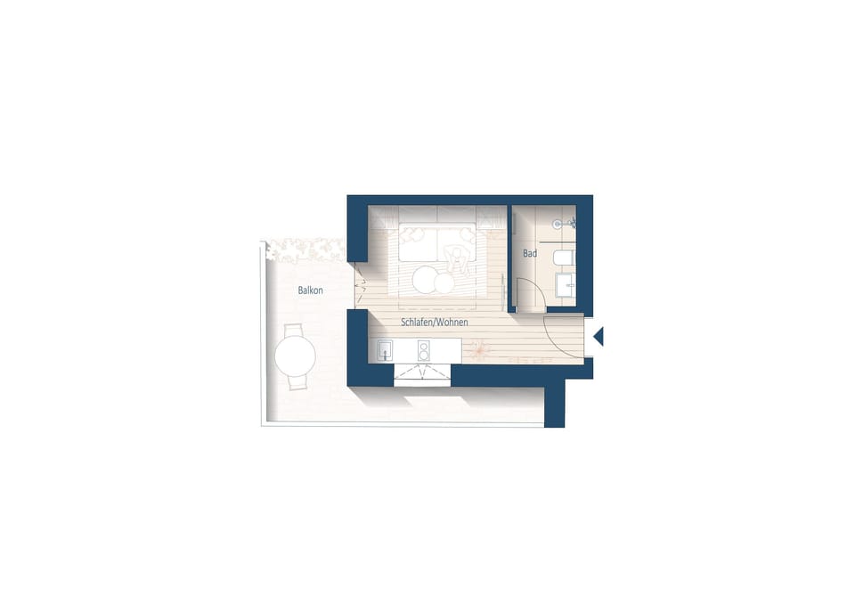 DasSonneneck Fewo2 Grundriss