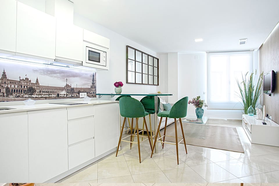 Apartment (1 Bedroom) | Private kitchen | Fridge, microwave, stovetop, dishwasher