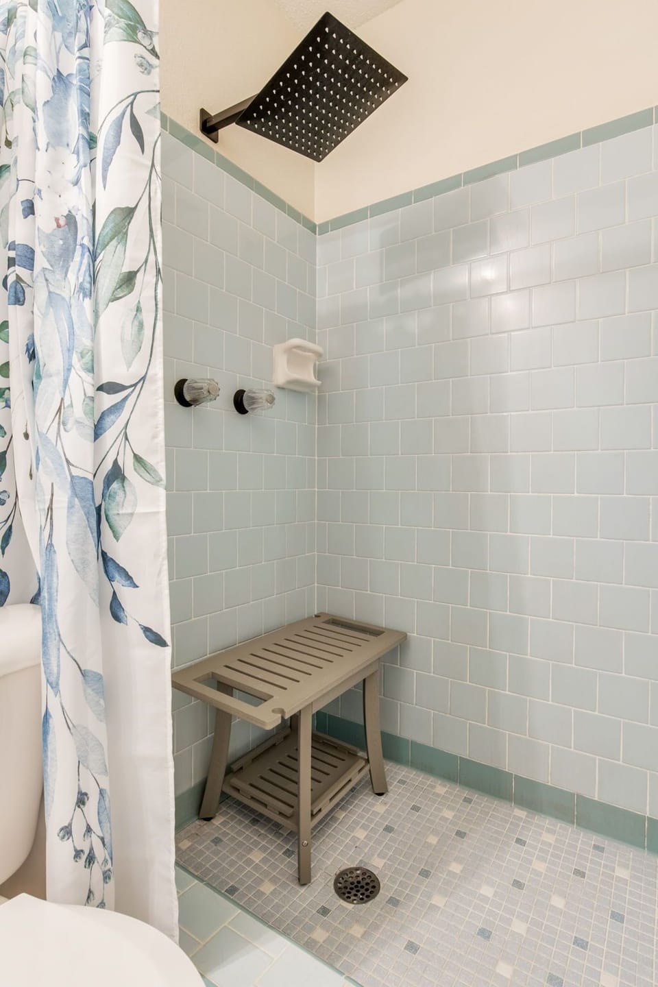 Ensuite walkin shower in the primary bedroom