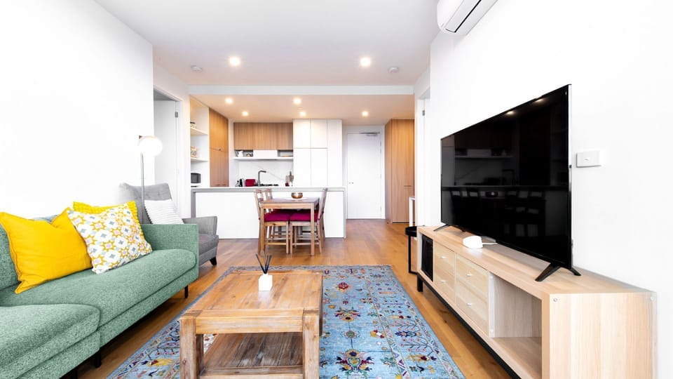Modern living area blending comfort, style, and functionality