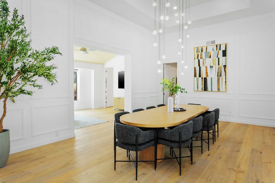 Gorgeous light fixture for your dining space