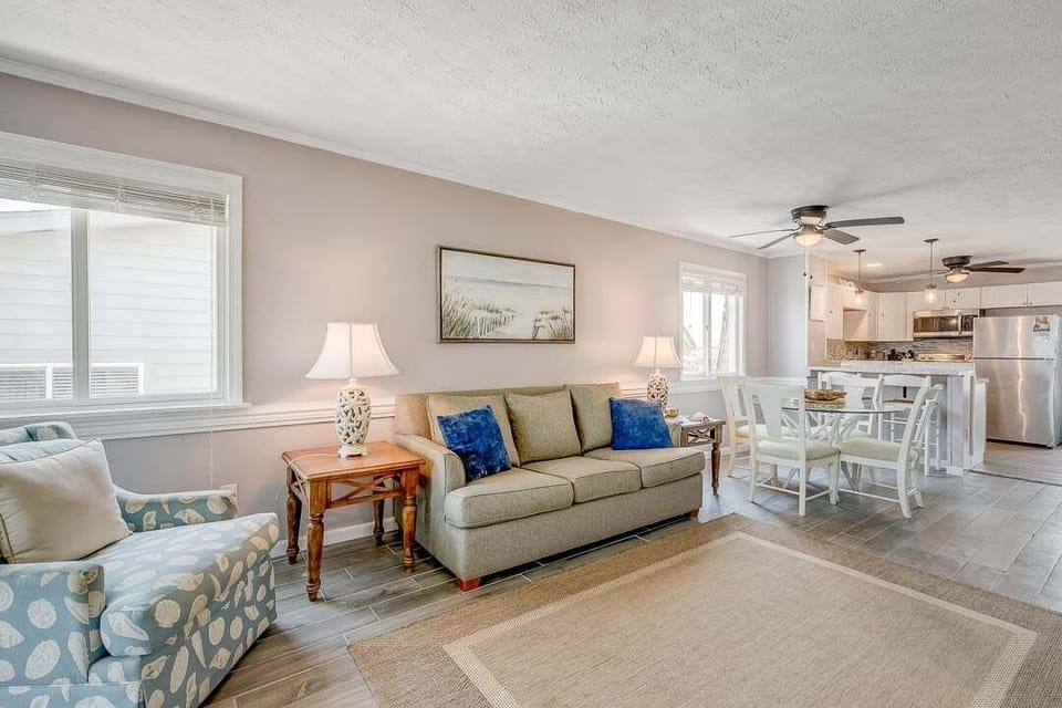 Main-Level Living Room with Deck Access