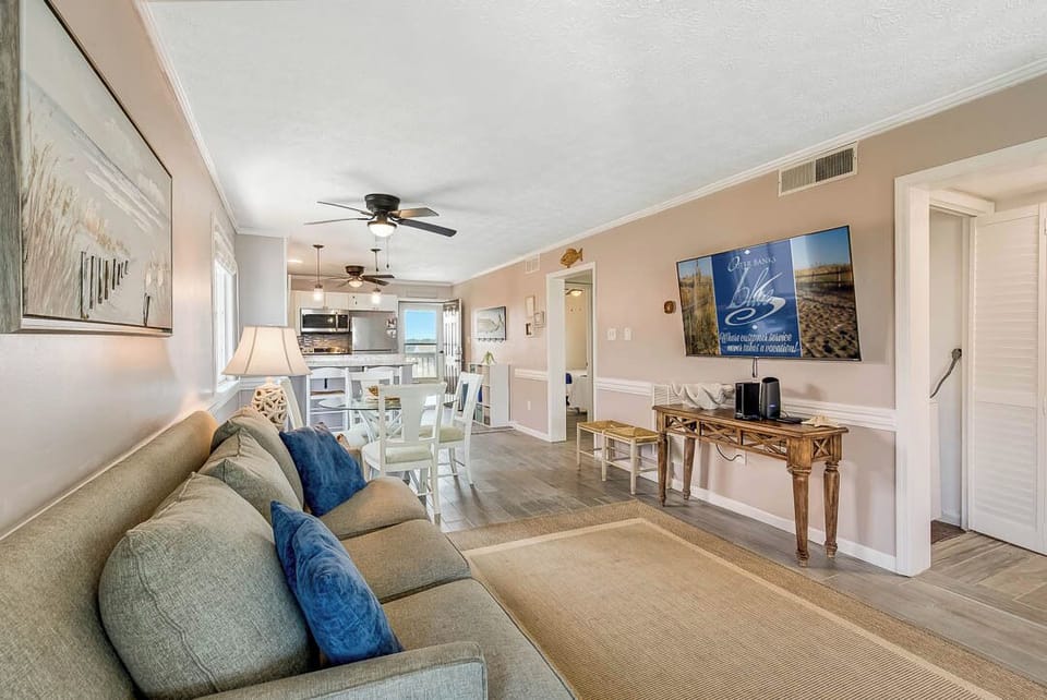 Main-Level Living Room with Deck Access