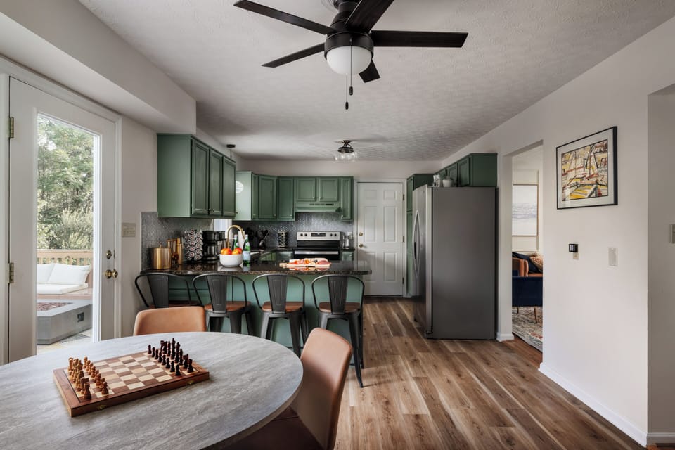 Kitchen ready for cooking meals