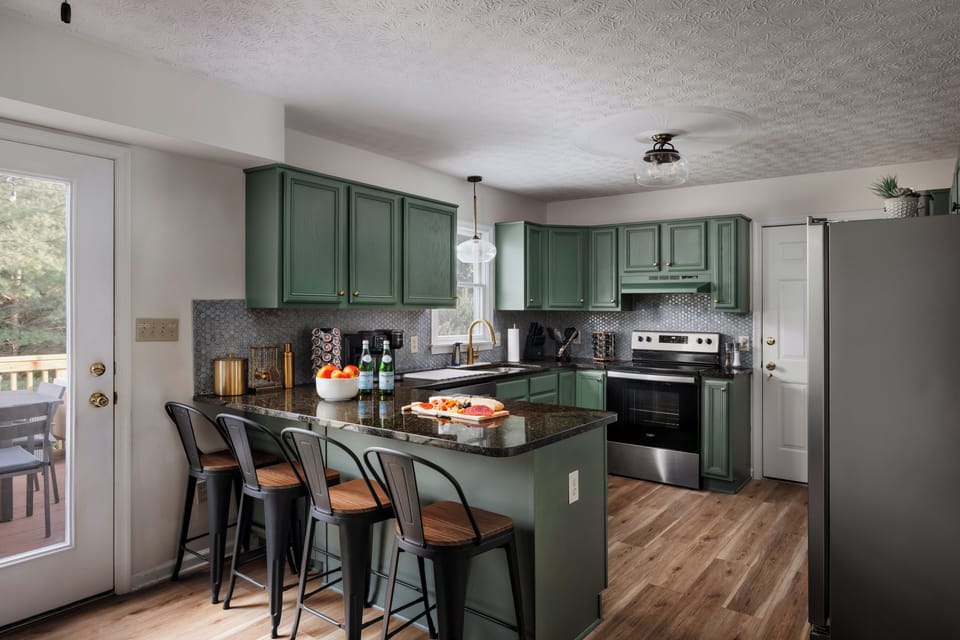 Kitchen ready for cooking meals
