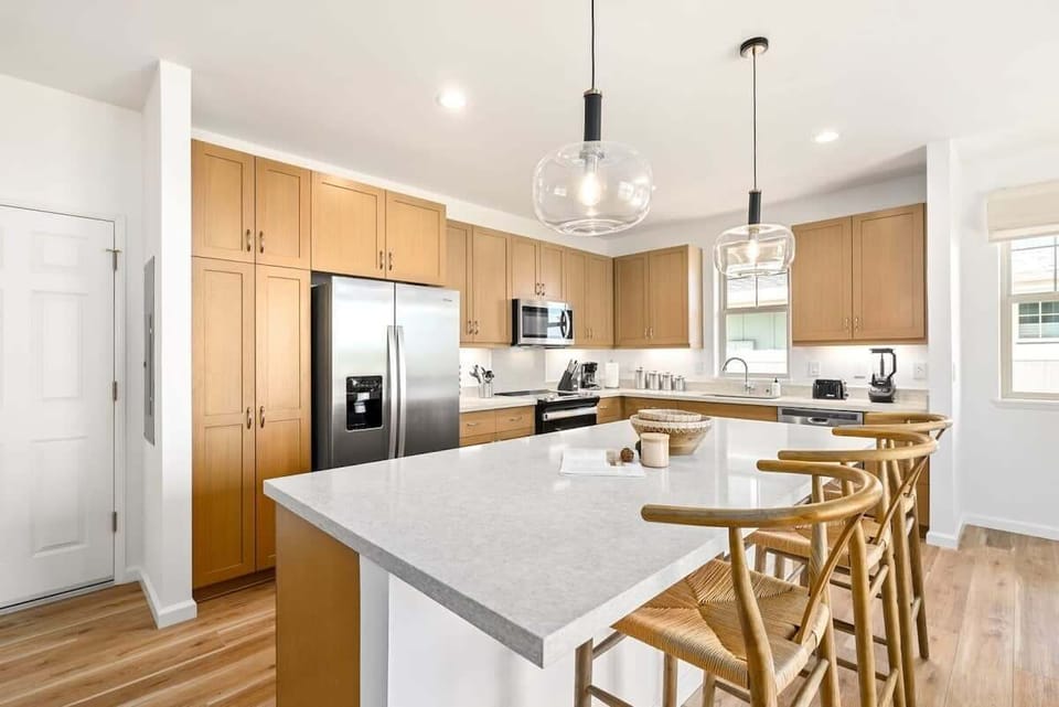 House, Sea Facing (3 Bedrooms) | Private kitchen | Fridge, microwave, oven, dishwasher
