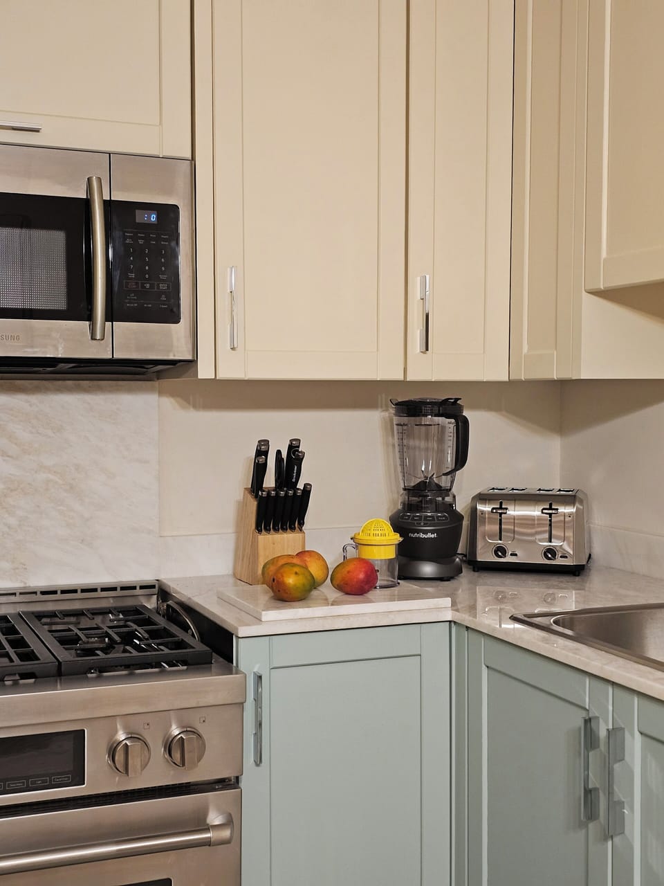 Fully stocked for cooking any meal kitchen